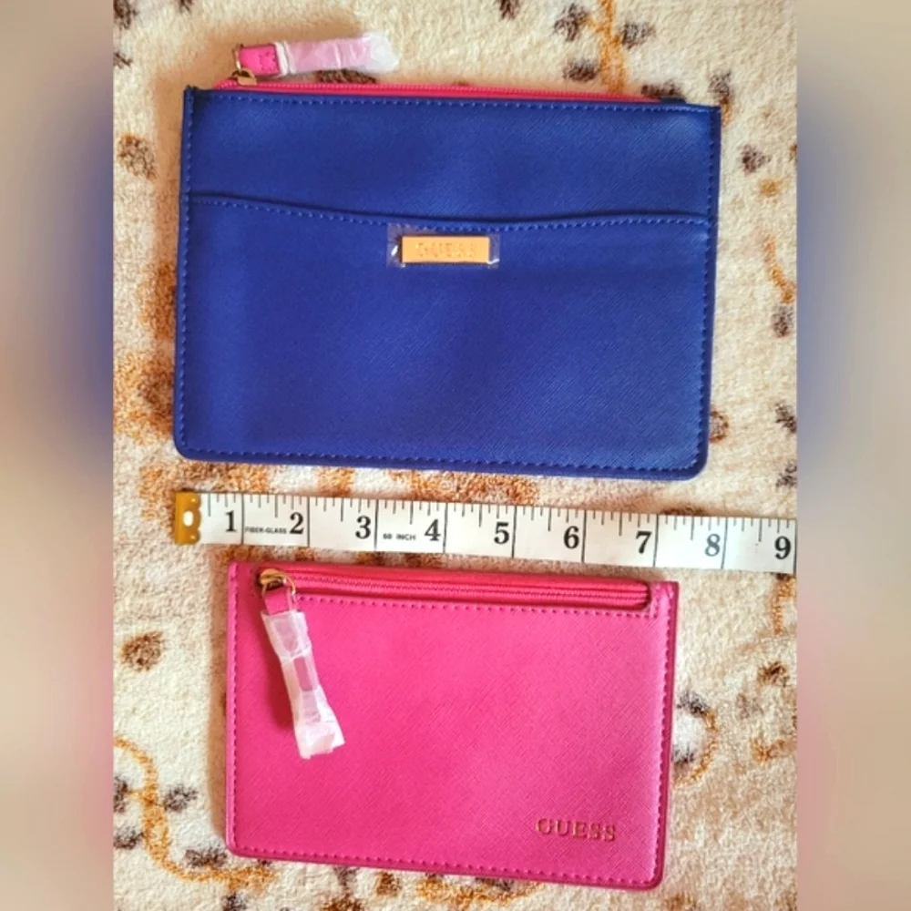 2pc Guess clutches -Blue 💙 and Pink 🩷